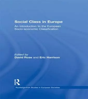 Social Class in Europe cover