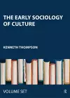 The Early Sociology of Culture cover