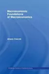 Macroeconomic Foundations of Macroeconomics cover