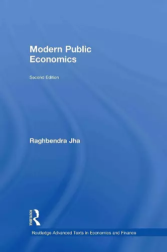 Modern Public Economics cover