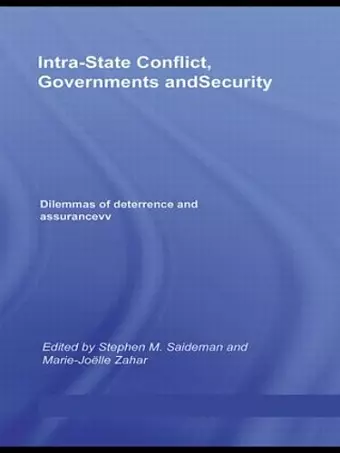 Intra-State Conflict, Governments and Security cover