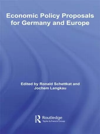 Economic Policy Proposals for Germany and Europe cover