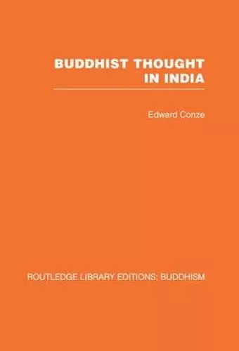 Buddhist Thought in India cover