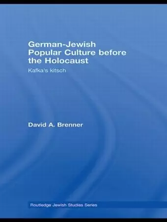 German-Jewish Popular Culture before the Holocaust cover