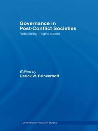 Governance in Post-Conflict Societies cover