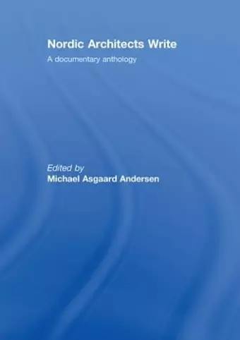 Nordic Architects Write cover