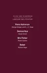 Pons Asinorum, or the Future of Nonsense Democritus or the Future of Laughter Mrs Fisher or the Future of Humour, Babel, or the Past, Present and Future of Human Speech cover