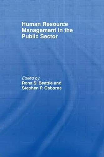 Human Resource Management in the Public Sector cover