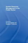 Human Resource Management in the Public Sector cover