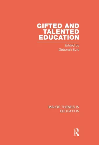 Gifted and Talented Education cover