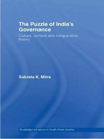 The Puzzle of India's Governance cover