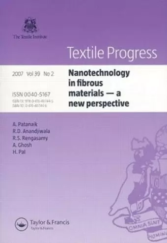 Nanotechnology in fibrous materials cover