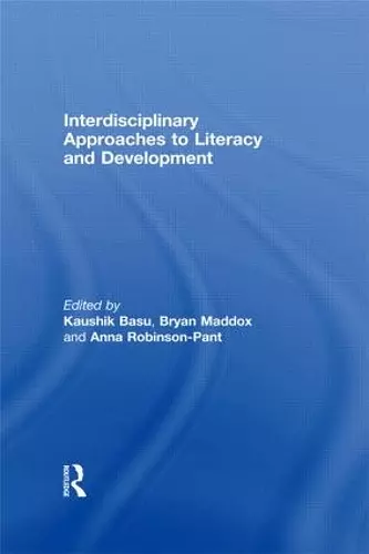 Interdisciplinary approaches to literacy and development cover