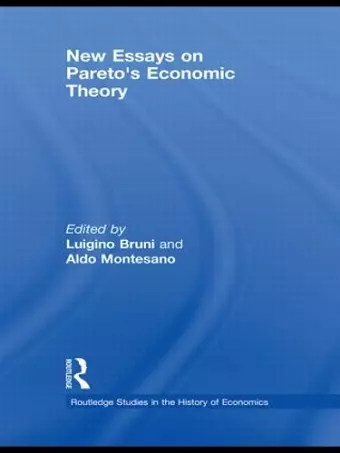 New Essays on Pareto's Economic Theory cover