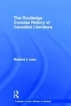 The Routledge Concise History of Canadian Literature cover