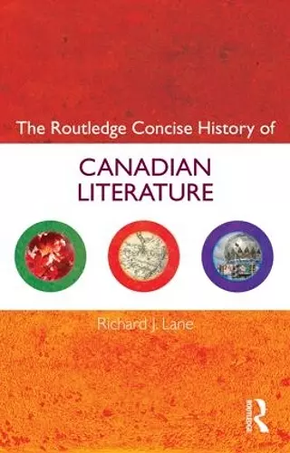 The Routledge Concise History of Canadian Literature cover