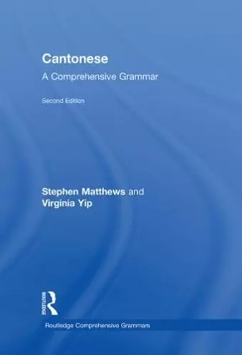 Cantonese: A Comprehensive Grammar cover