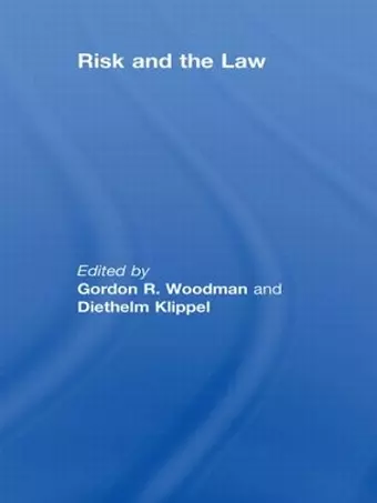 Risk and the Law cover