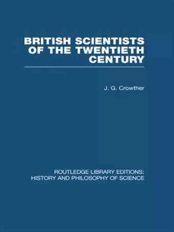 British Scientists of the Twentieth Century cover
