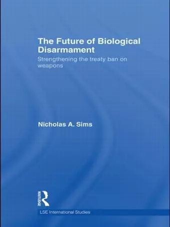 The Future of Biological Disarmament cover