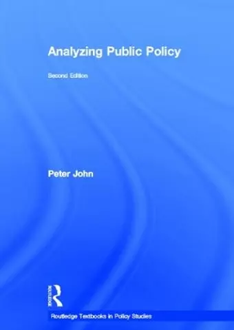 Analyzing Public Policy cover