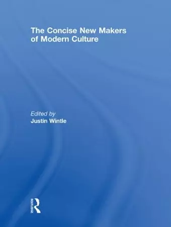 The Concise New Makers of Modern Culture cover