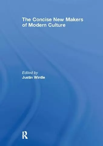 The Concise New Makers of Modern Culture cover