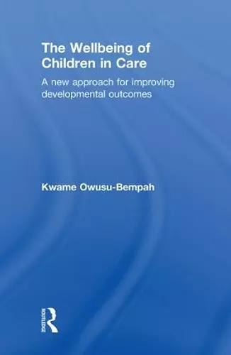 The Wellbeing of Children in Care cover