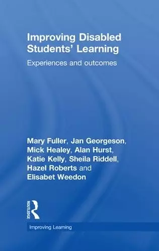 Improving Disabled Students' Learning cover