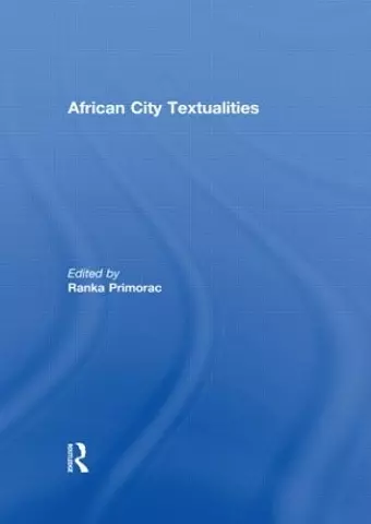 African City Textualities cover