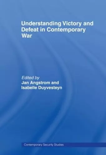 Understanding Victory and Defeat in Contemporary War cover