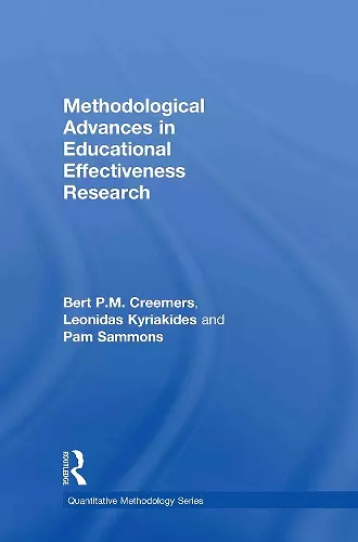 Methodological Advances in Educational Effectiveness Research cover