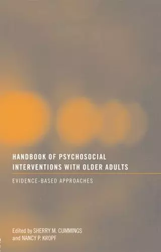 Handbook of Psychosocial Interventions with Older Adults cover
