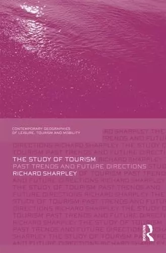 The Study of Tourism cover