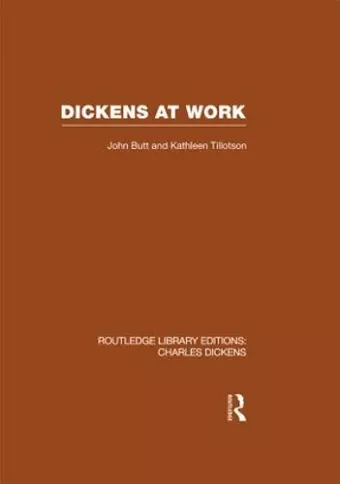 Dickens at Work (RLE Dickens) cover