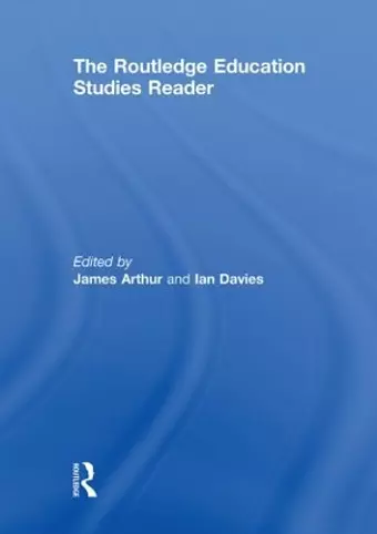 The Routledge Education Studies Reader cover