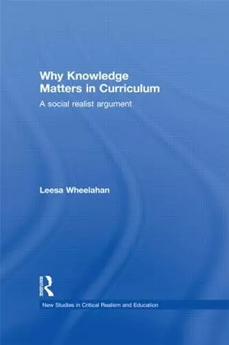 Why Knowledge Matters in Curriculum cover