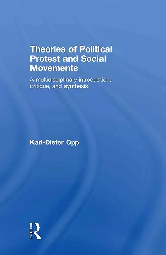 Theories of Political Protest and Social Movements cover