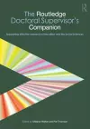 The Routledge Doctoral Supervisor's Companion cover