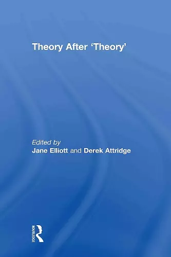 Theory After 'Theory' cover