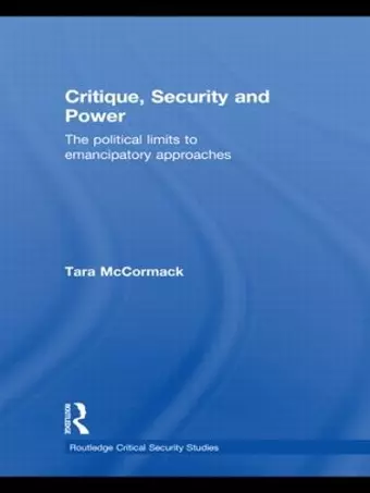 Critique, Security and Power cover