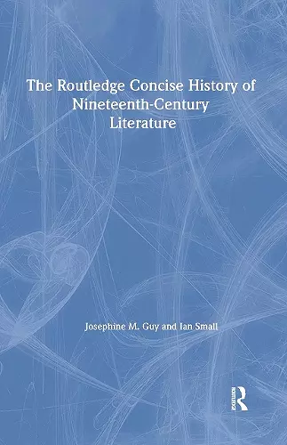 The Routledge Concise History of Nineteenth-Century Literature cover