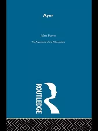 Ayer -Arg Philosophers cover