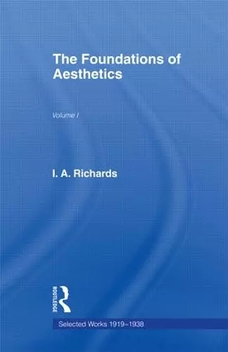 Foundations Aesthetics V 1 cover