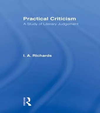 Practical Criticism V 4 cover