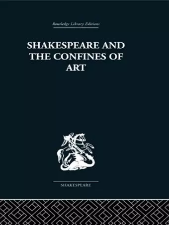 Shakespeare and the Confines of Art cover