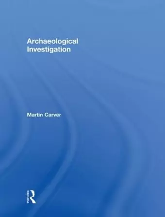 Archaeological Investigation cover