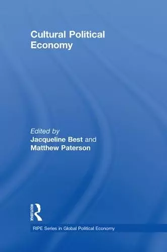 Cultural Political Economy cover