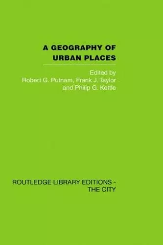 A Geography of Urban Places cover