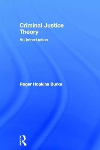 Criminal Justice Theory cover